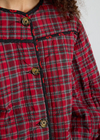 Damson Madder Macy Quilted Jacket - Red Check