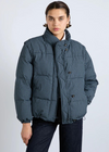 Damson Madder Pearl Puffer - Navy Gingham