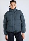 Damson Madder Pearl Puffer - Navy Gingham