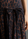 Damson Madder Persephone Midi Dress - Dark Leopard