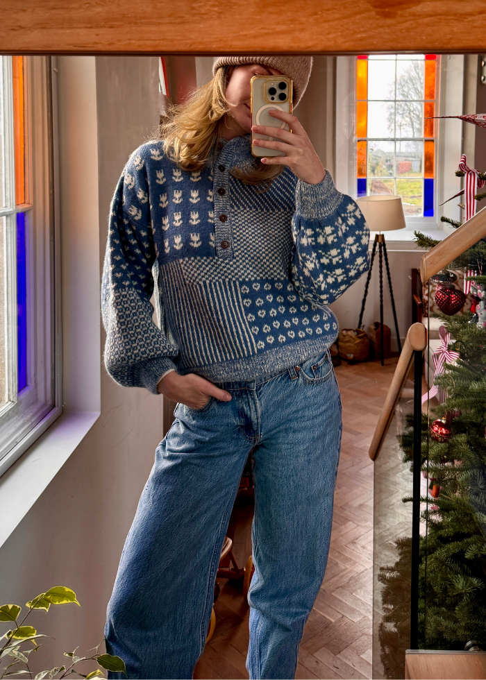 Emile et Ida Camille Patchwork Jumper