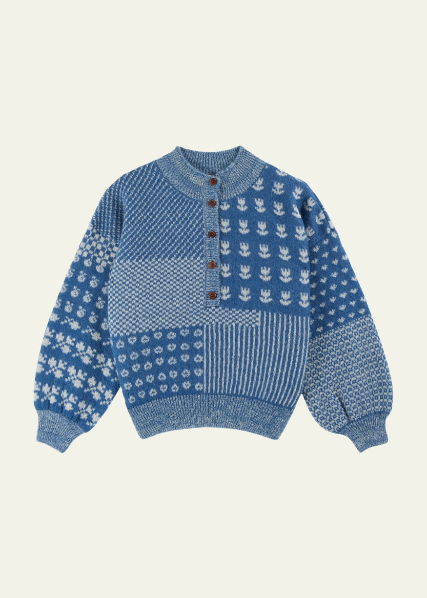 Emile et Ida Camille Patchwork Jumper