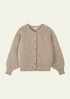 Emile et Ida Clay Wool Cardigan in Argile