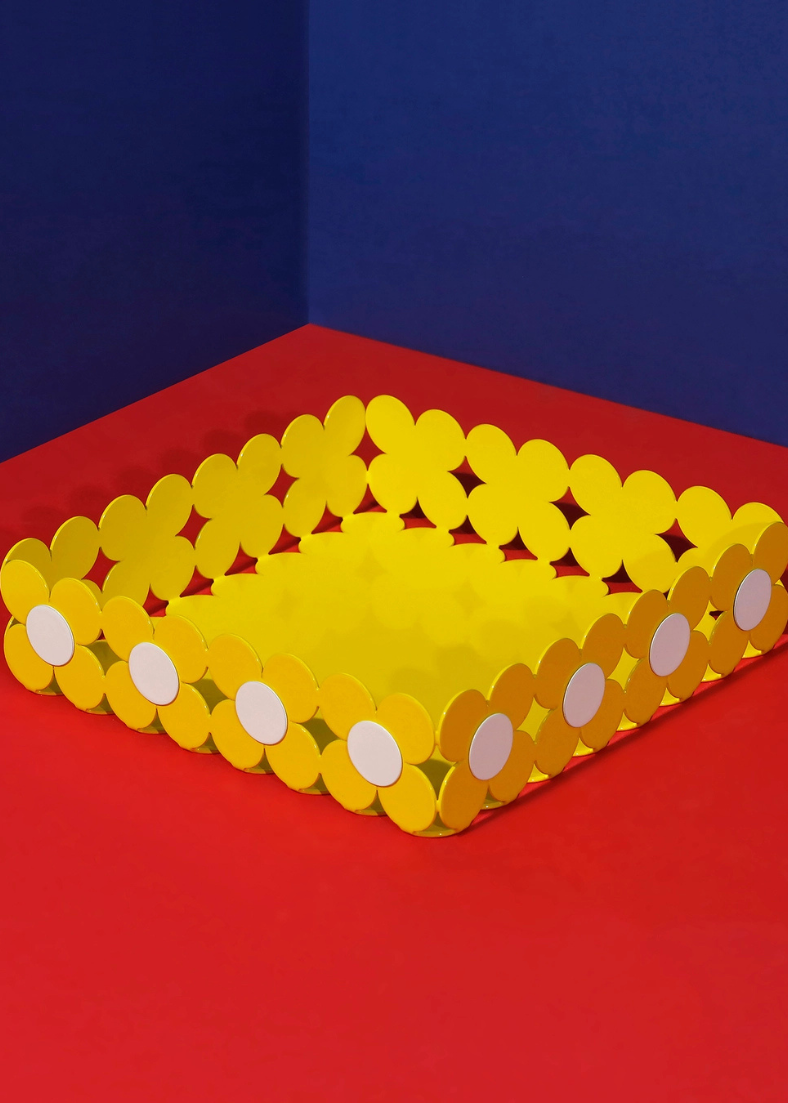 Flower Napkin Holder – Yellow Petal Frame