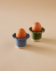 Frilly Ceramic Egg Cup