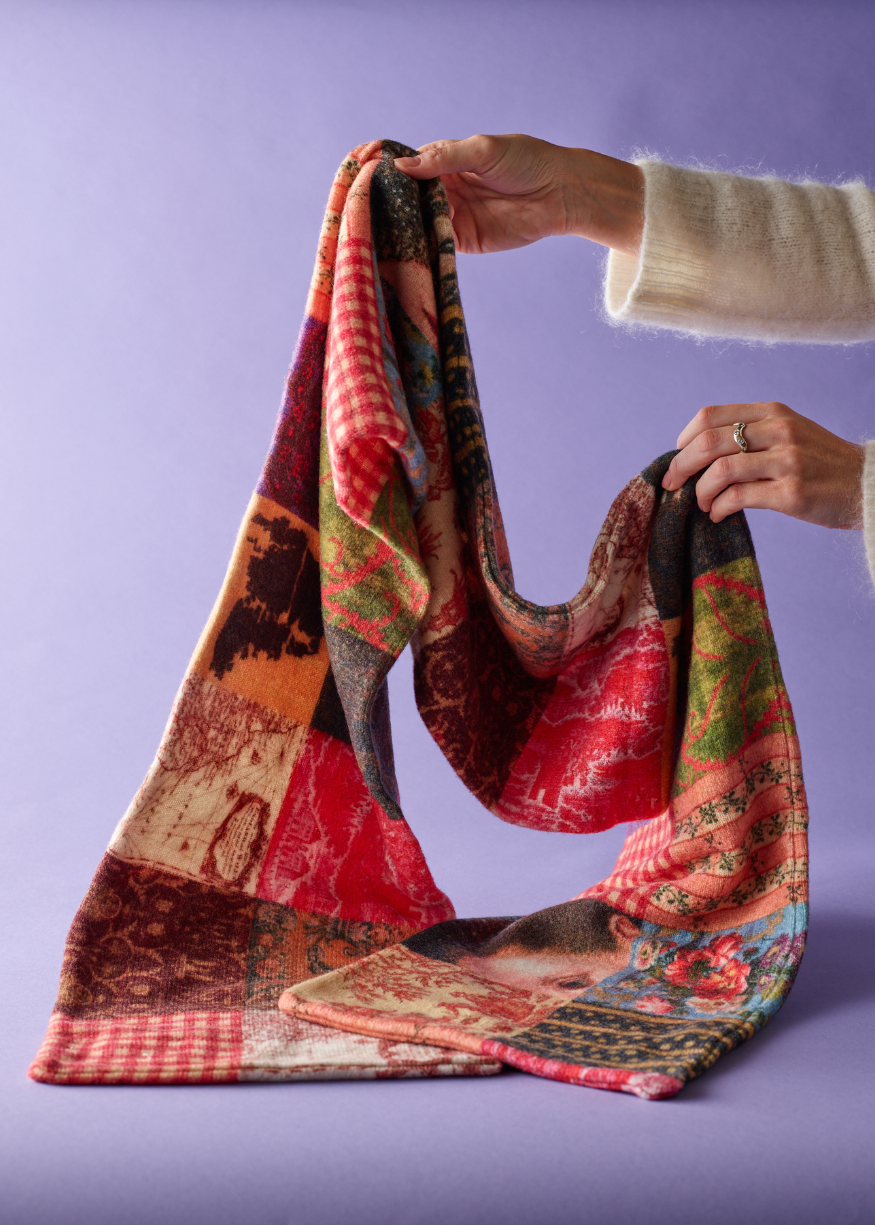 HADES The Opposites Patchwork Scarf