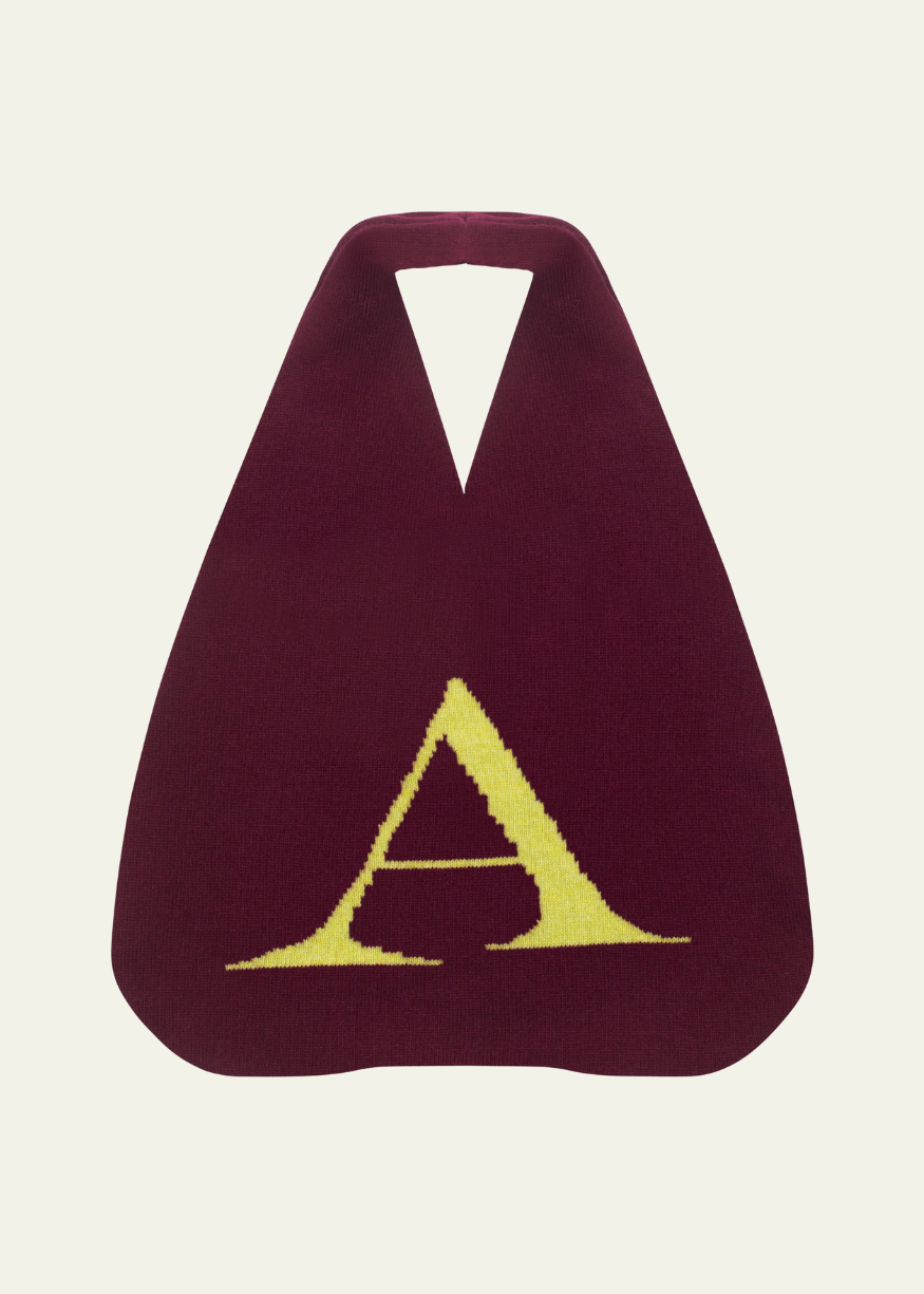 HADES Wool Alphabet A Wool Knit Bag