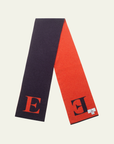 HADES Wool Alphabet E Scarf