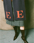 HADES Wool Alphabet E Scarf