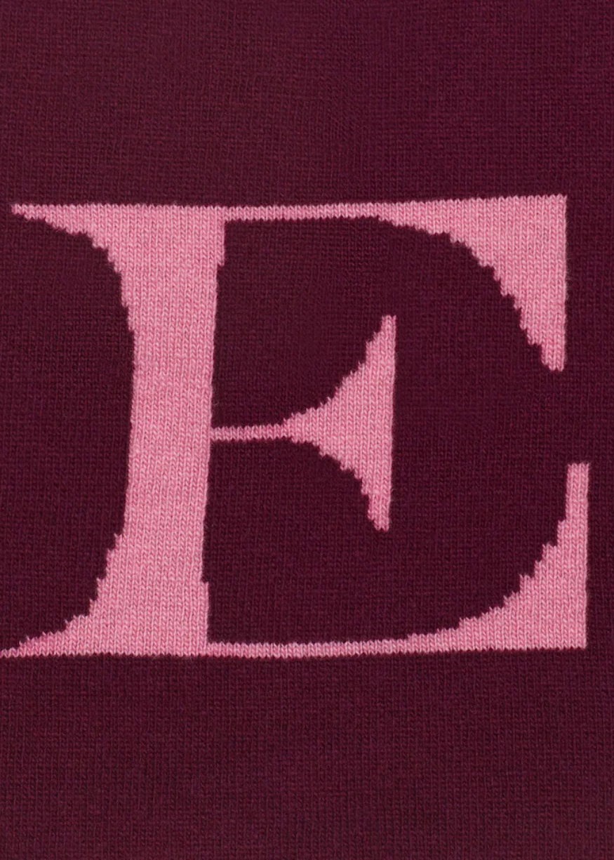 HADES Wool Alphabet E Wool Knit Bag