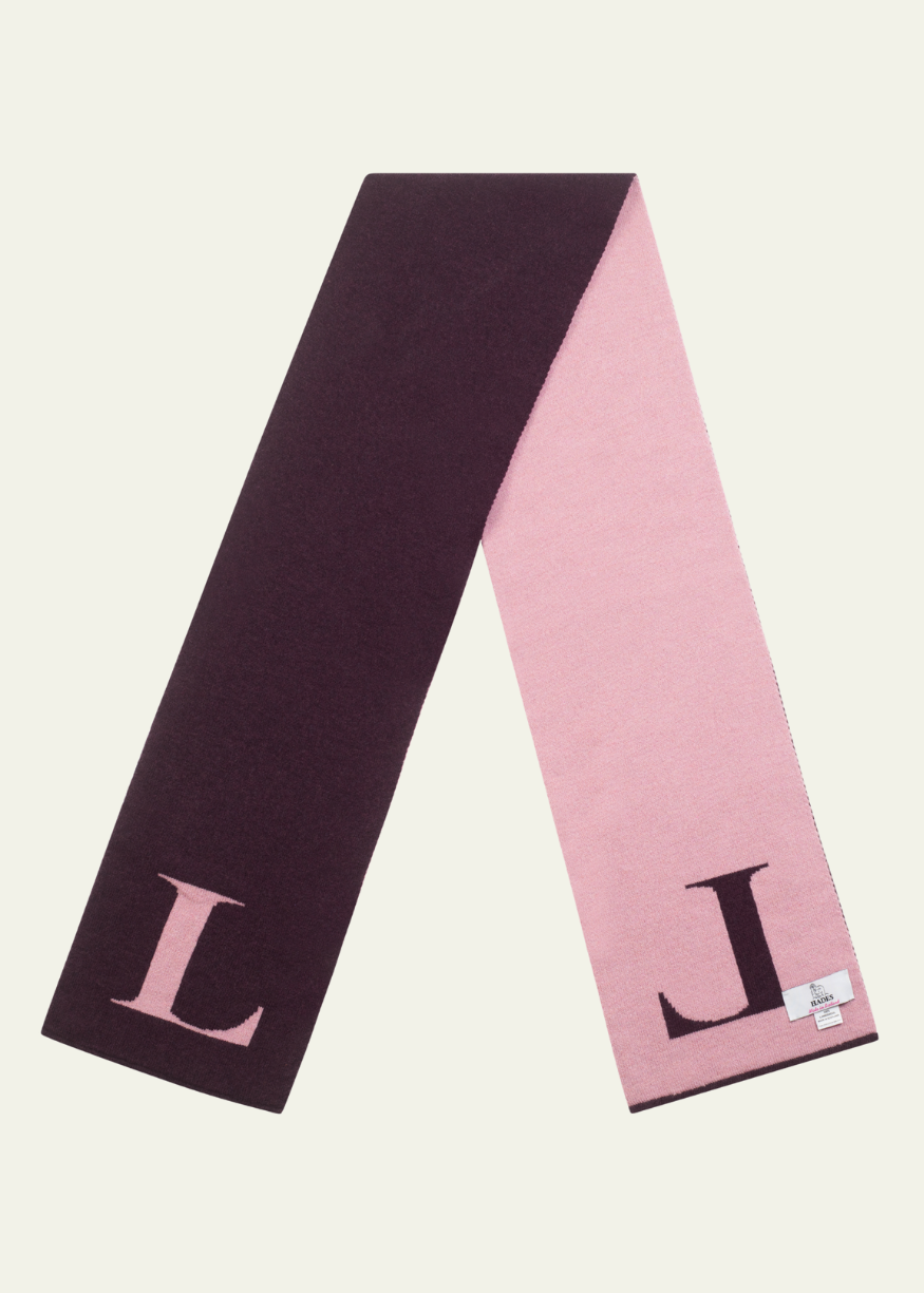 HADES Wool Alphabet L Scarf