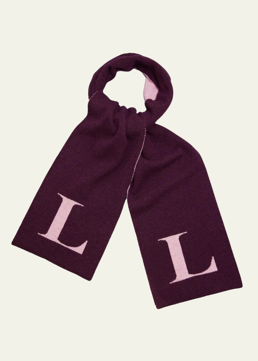 HADES Wool Alphabet L Scarf