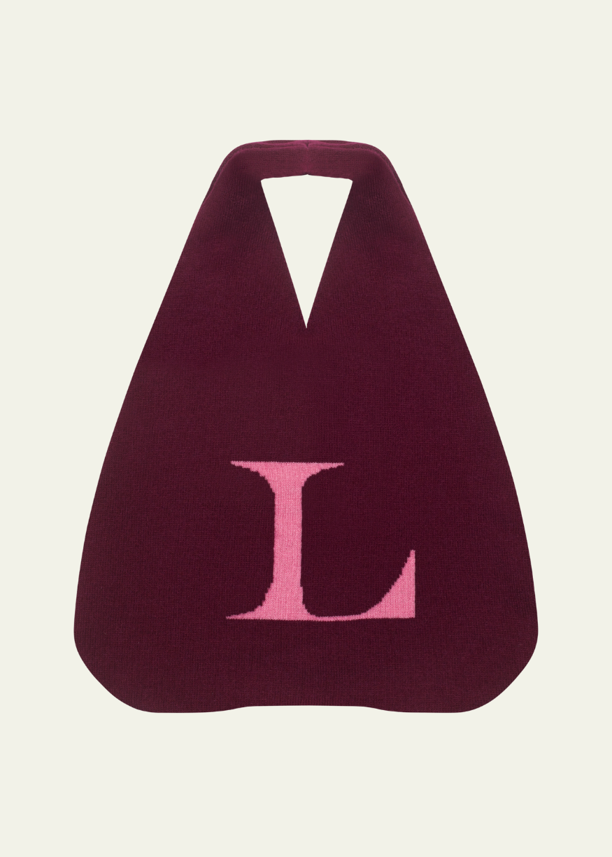 HADES Wool Alphabet L Wool Knit Bag