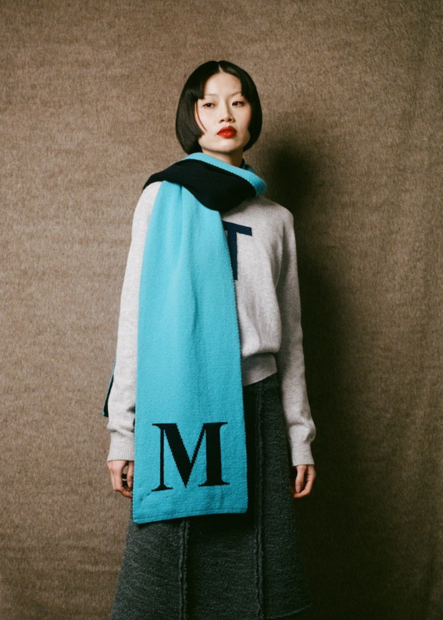 HADES Wool Alphabet M Scarf