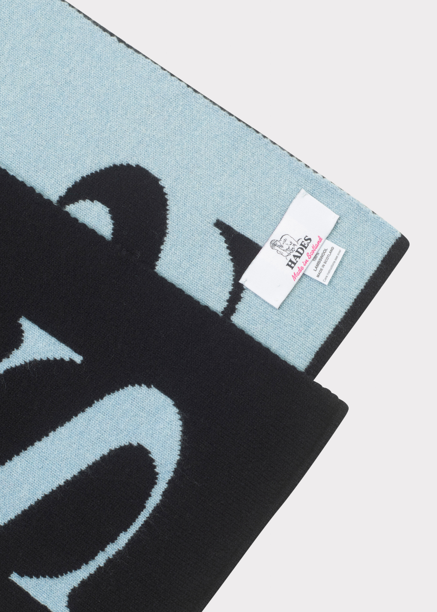 HADES Wool Alphabet S Scarf