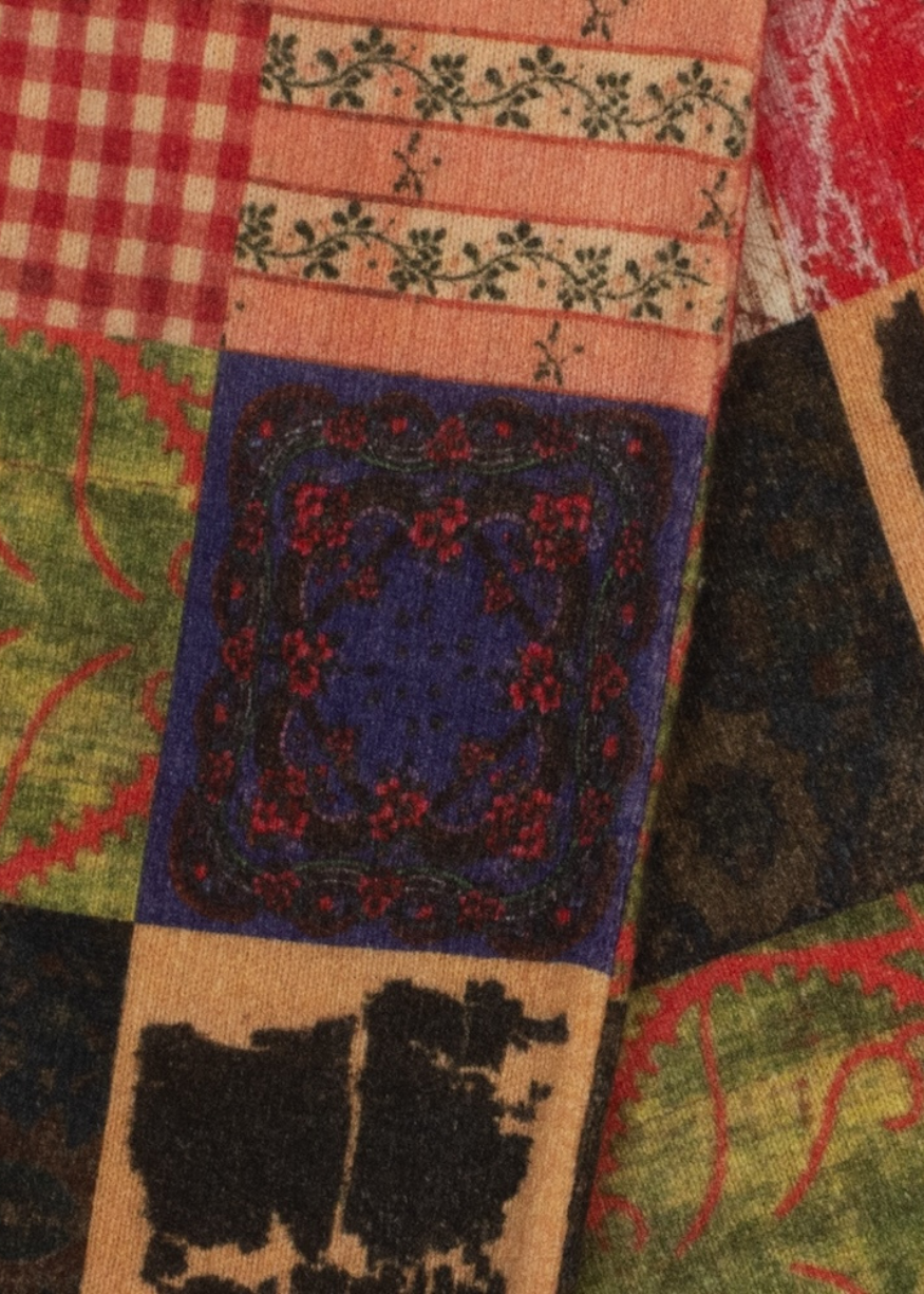 HADES Wool The Opposites Patchwork Scarf