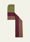 Hades Wool The Hooded Scarf | Aubergine