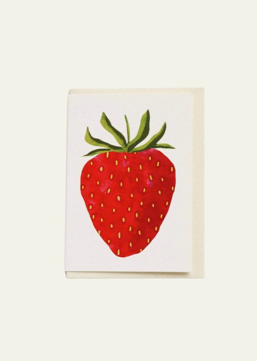 Hadley Paper Goods Little Strawberry Greetings Card
