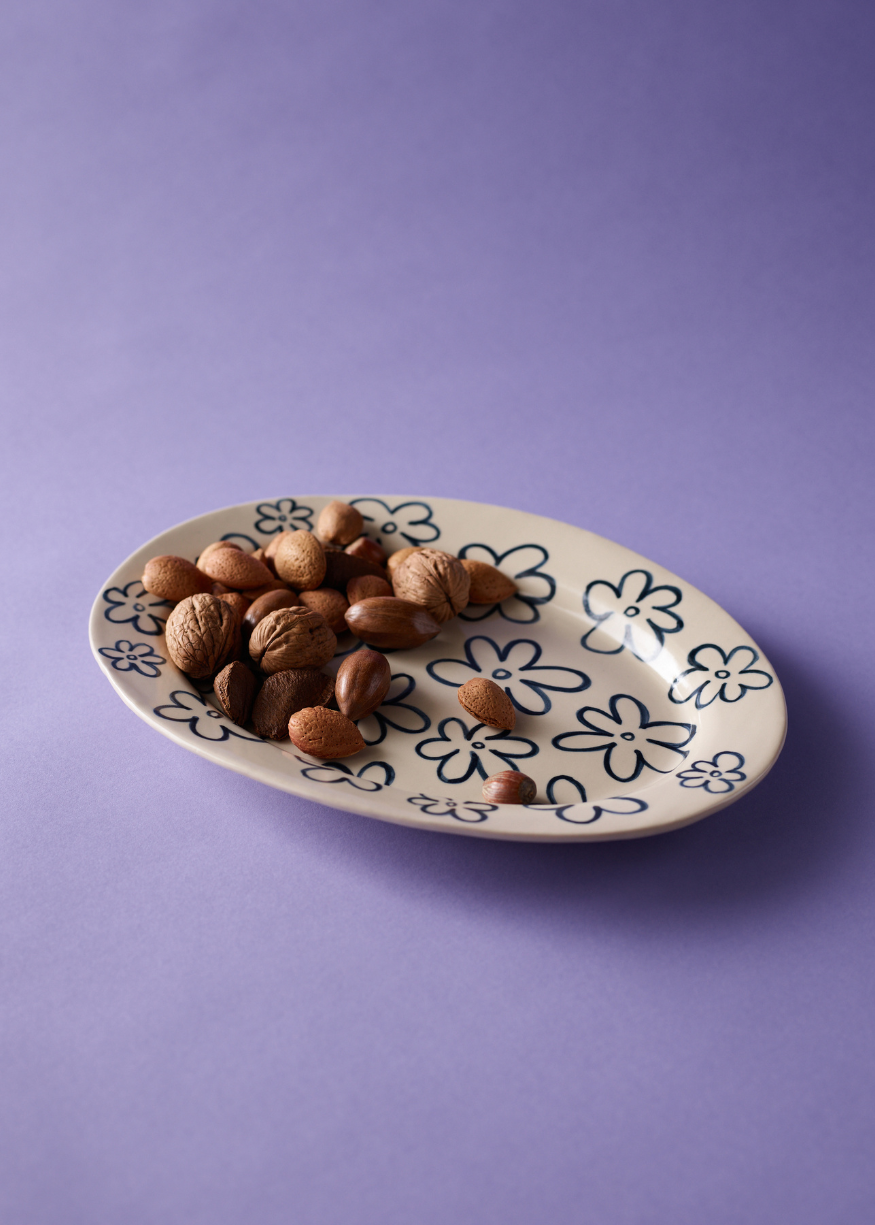 Handcrafted Daisy Serving Platter