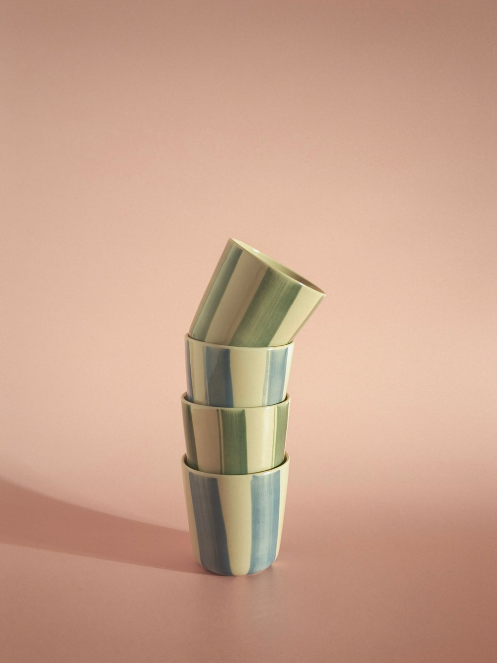 Kindred Mugs - Cornflower Beaker - Brushed Sage Green - Small (Set of 2)