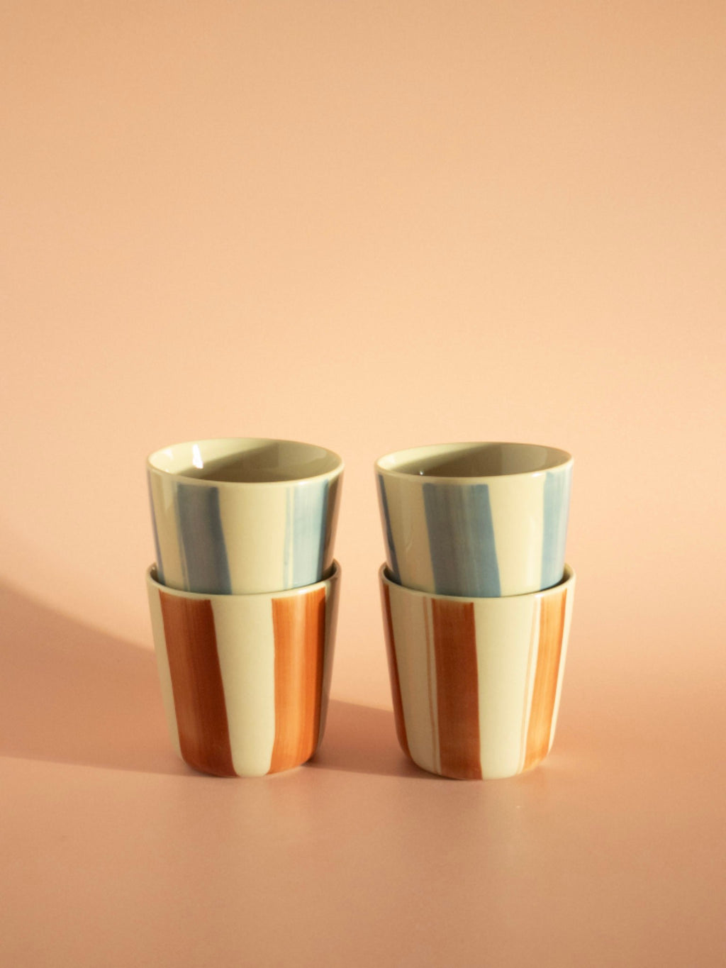 Kindred Mugs - Cornflower Beaker - Brushed Light Blue - Small (Set of 2)