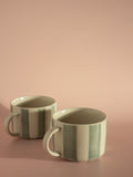 Kindred Mugs - Cornflower Mug - Brushed Sage Green - Large (Set of 2)
