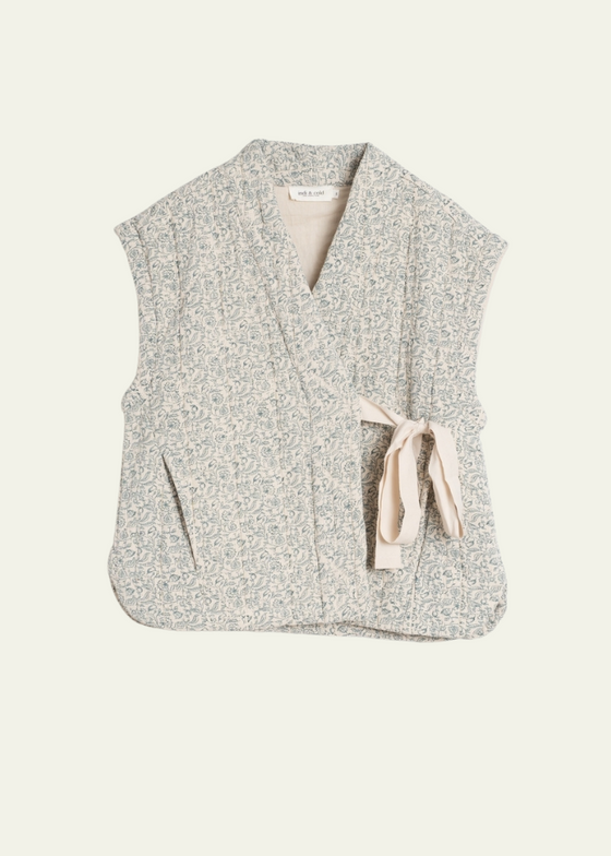 Indi & Cold Quilted Wrap Gilet