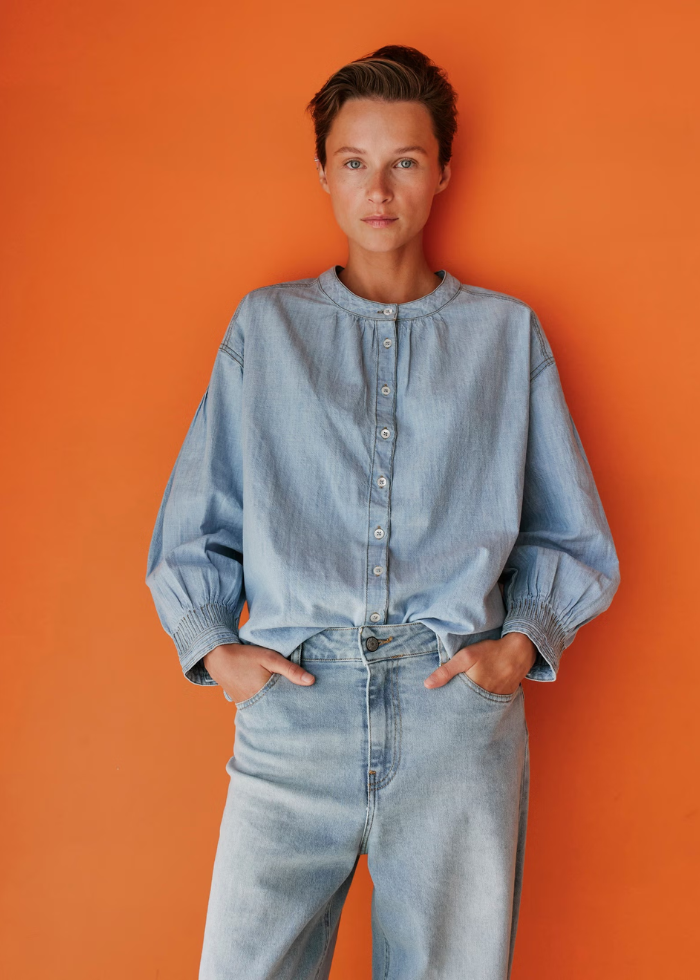 Indi & Cold Relaxed Denim Shirt