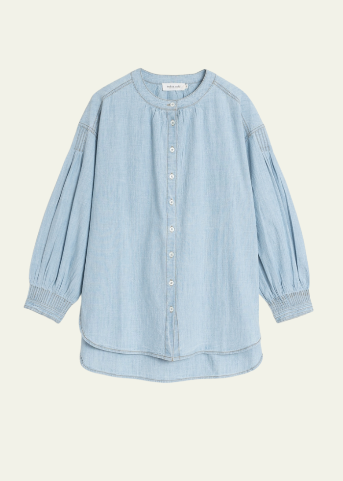 Indi &amp; Cold Relaxed Denim Shirt