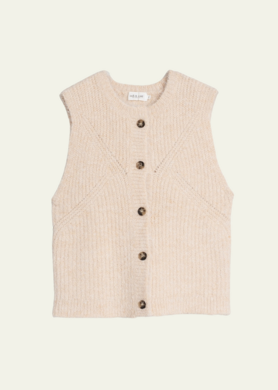 Indi & Cold Ribbed Knitted Vest