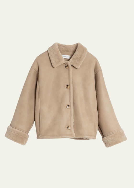 Indi & Cold Shearling Effect Jacket