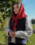 Indi & Cold Vichy Quilted Micro-Corduroy Gilet