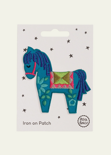  Iron on Patch - Dala Horse