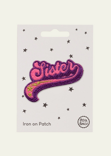  Iron on Patch - Sister