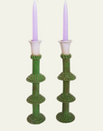 Late Bloomer Tall Ceramic Candlestick