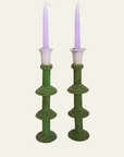 Late Bloomer Tall Ceramic Candlestick