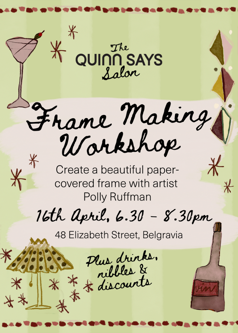 London Frame Making Workshop with Polly Ruffman