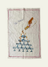 The Champagne Tower - Linen Tea Towel