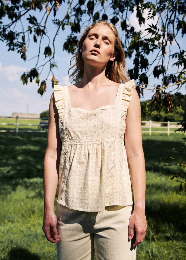 Maison Anana Acelie Broderie Anglaise Top