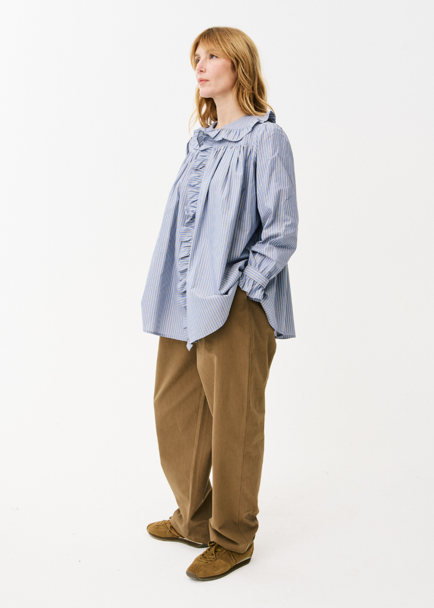Maison Anana Steffi Blue Stripe Shirt