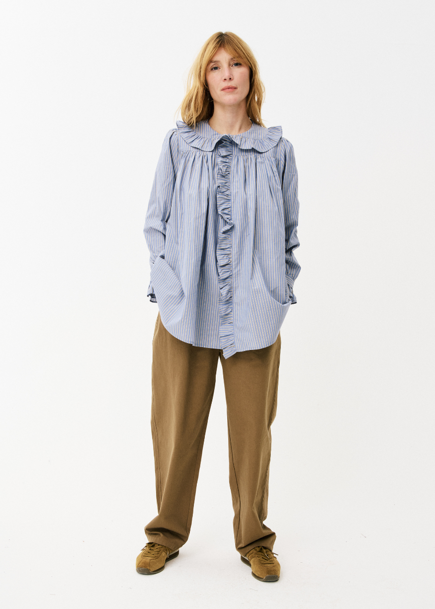Maison Anana Steffi Blue Stripe Shirt