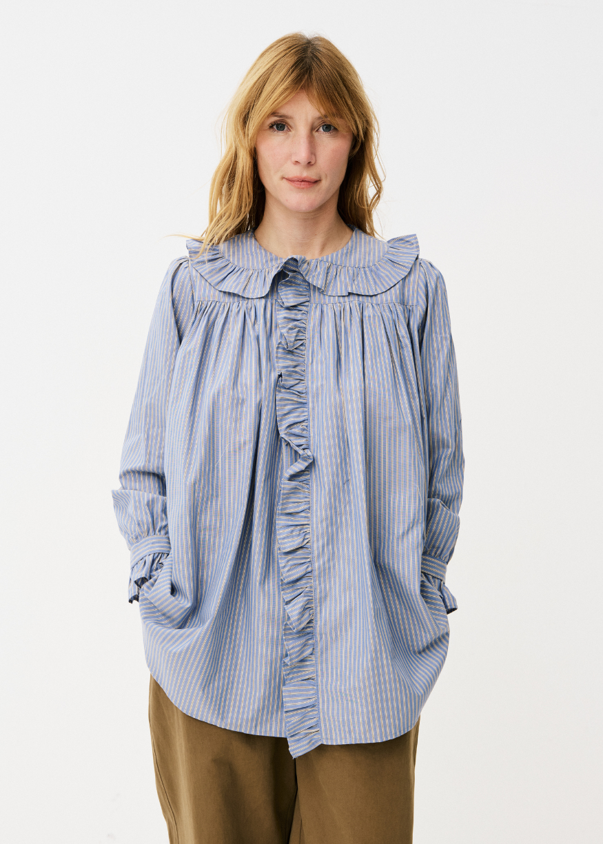 Maison Anana Steffi Blue Stripe Shirt