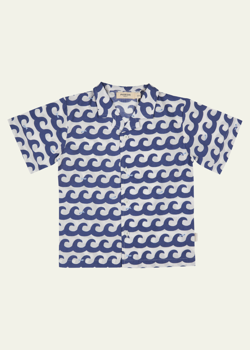 Pigeon Organics Easy Summer Shirt - Waves