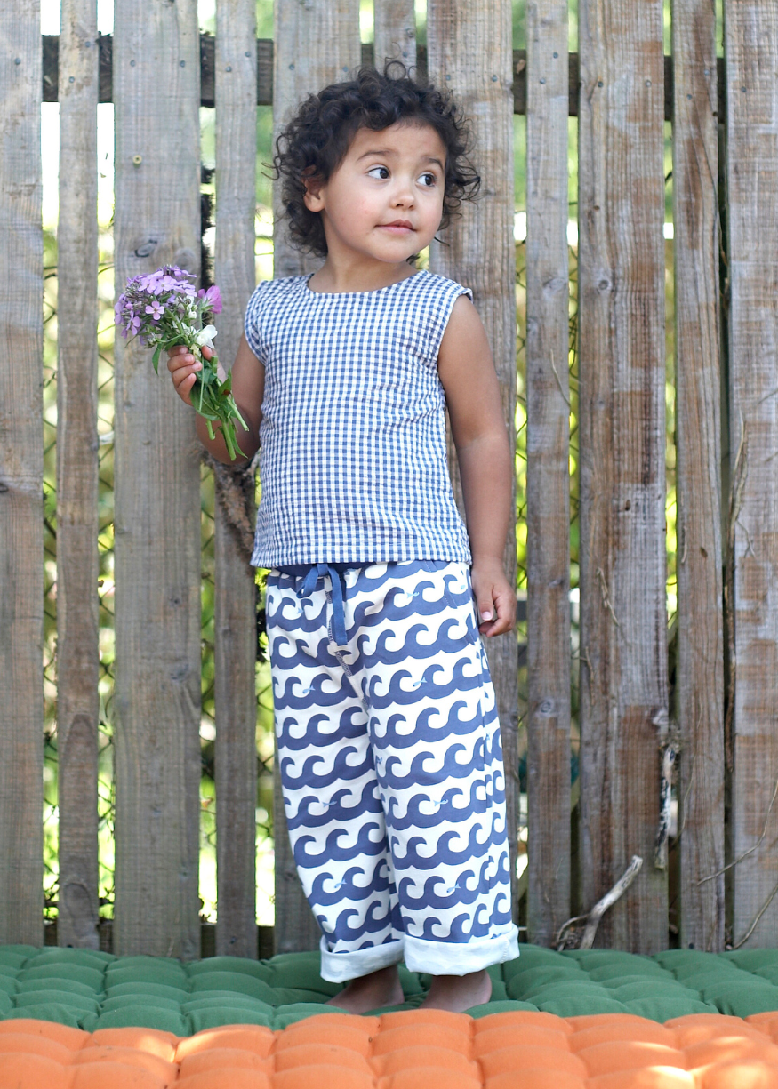 Pigeon Organics Organic Cotton Wave Trousers