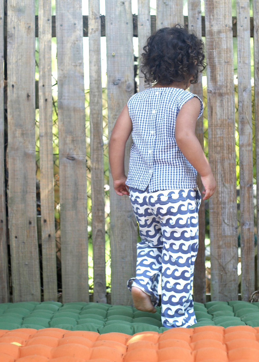 Pigeon Organics Organic Cotton Wave Trousers