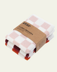 Reusable Check Dishcloths - Orange