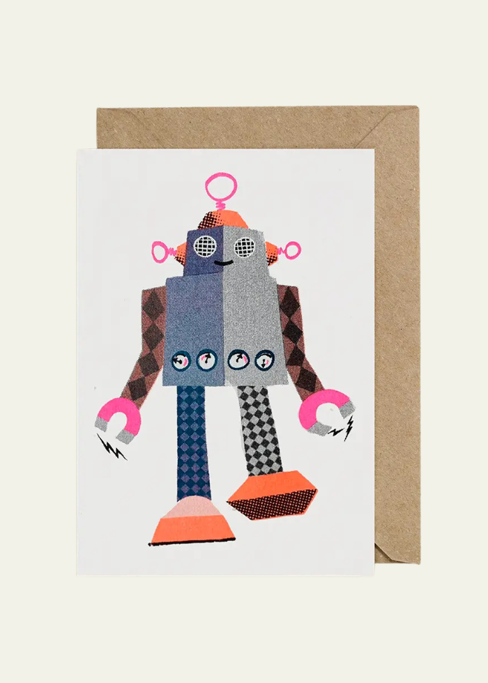 Robot Greetings Card