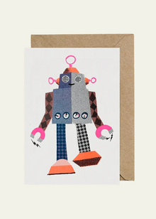  Robot Greetings Card