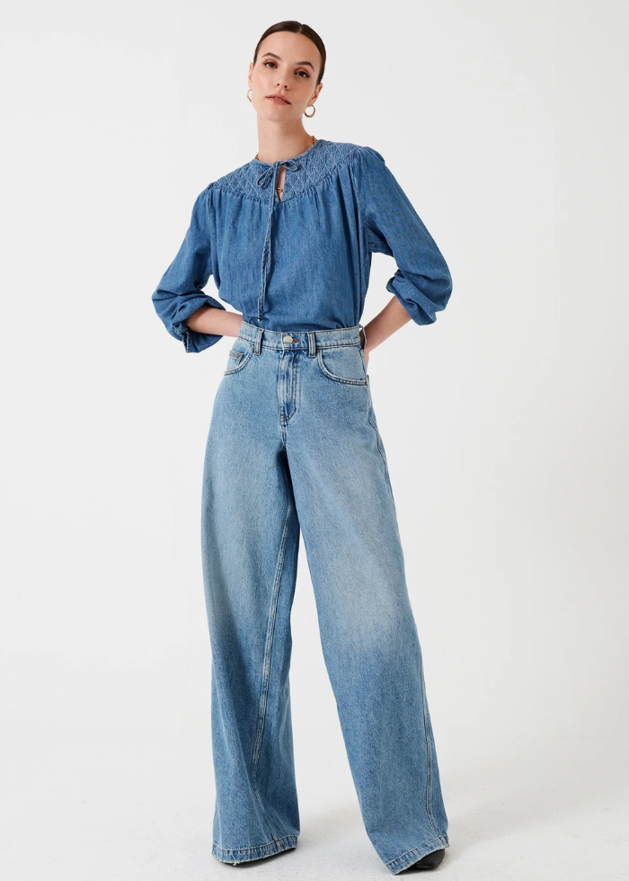 Seventy + Mochi Clio Blouse in Mid Vintage