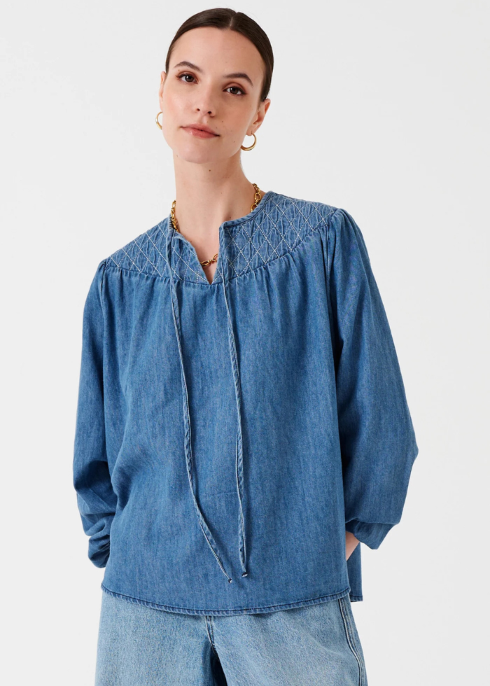 Seventy + Mochi Clio Blouse in Mid Vintage